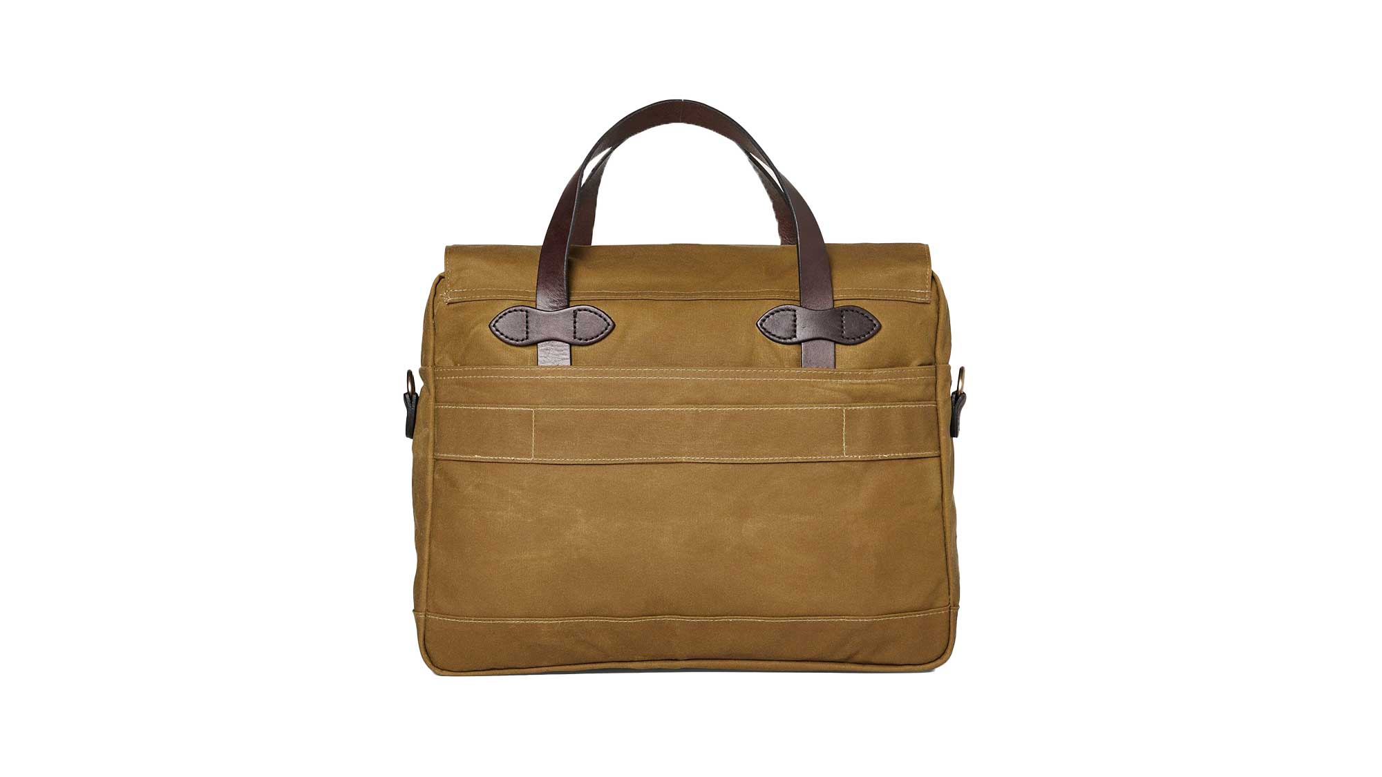 24HR Tin Cloth Briefcase Dark Tan