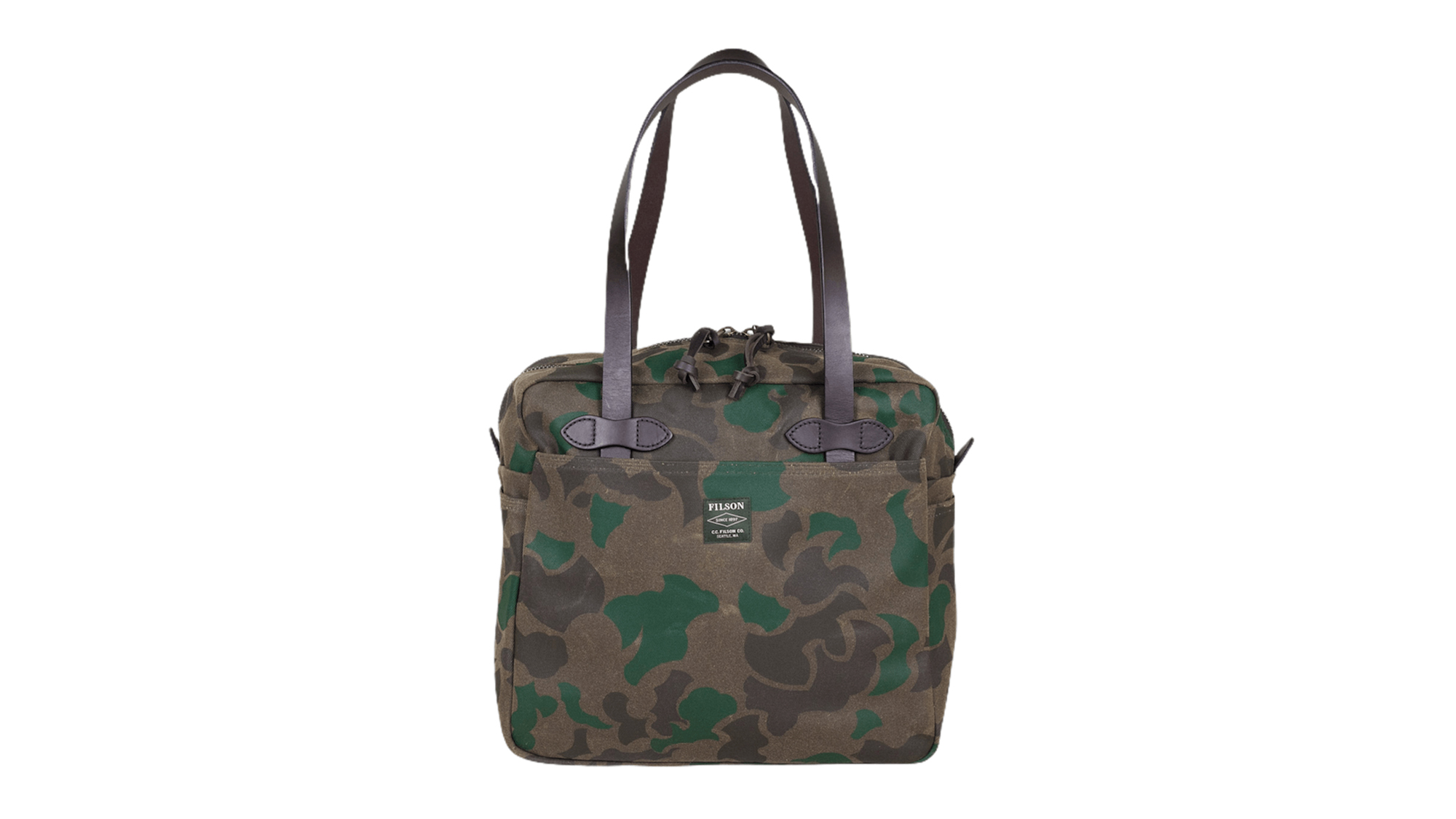 Tote Bag with Zipper Camouflage