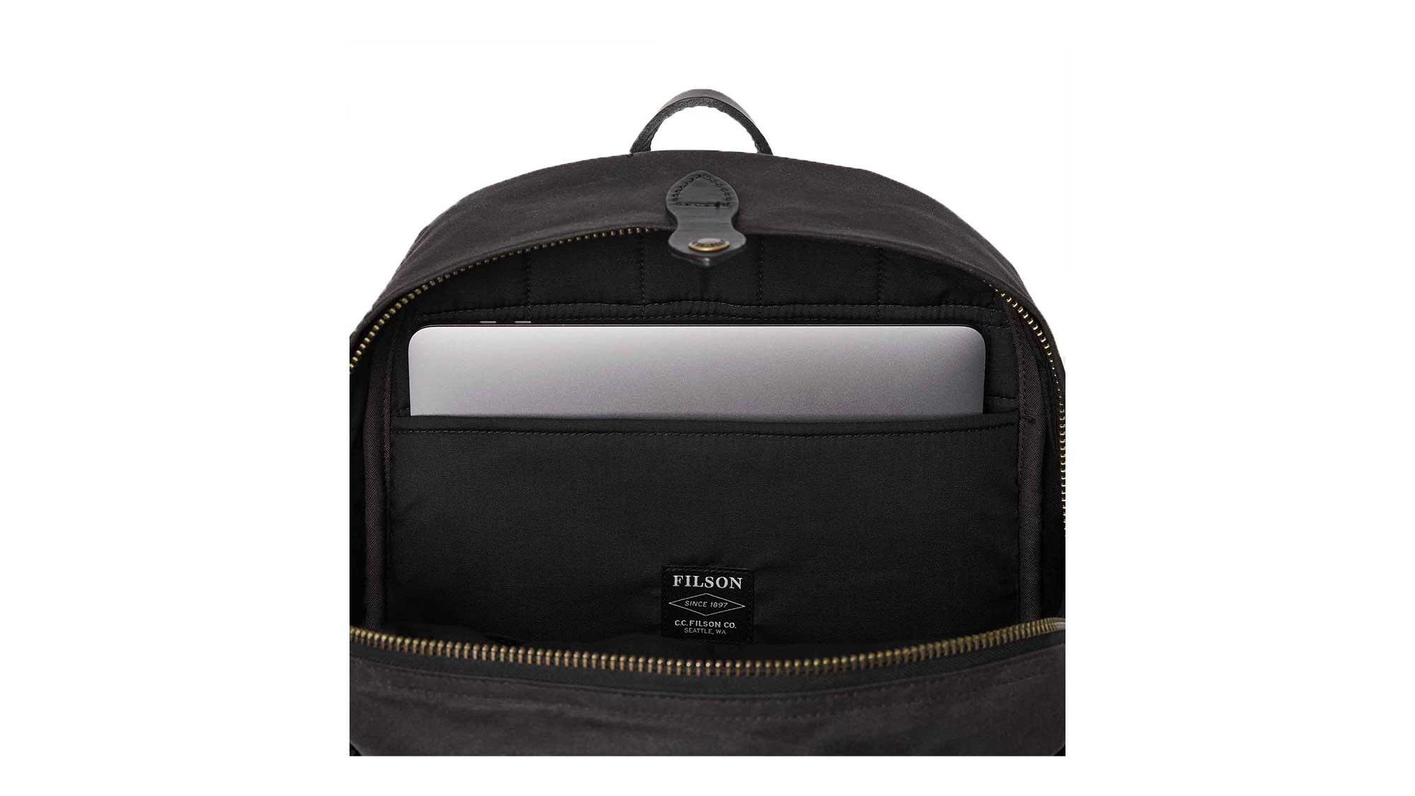 Filson journeyman backpack black best sale