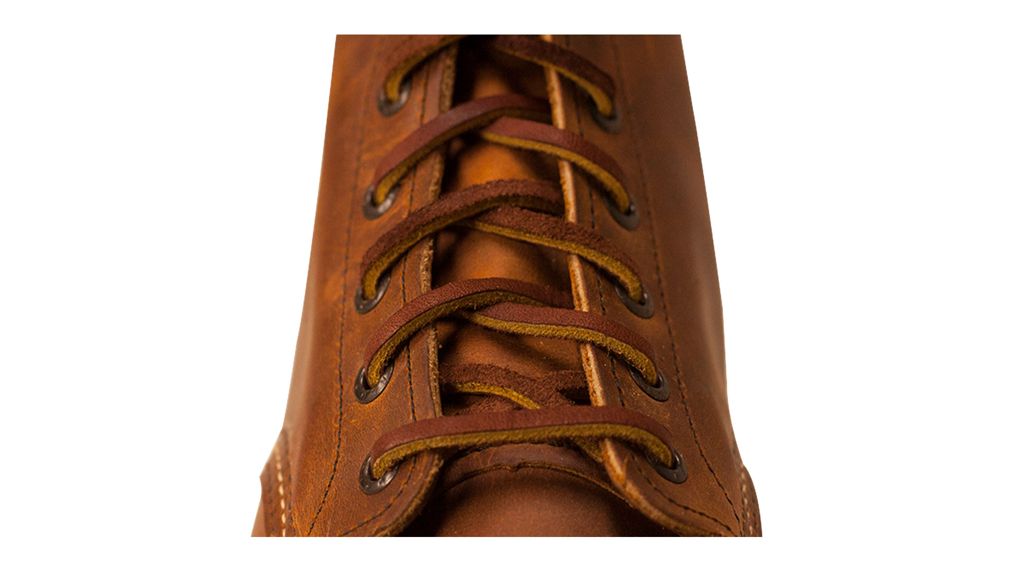 6-10 Eyelets / Chestnut / Leather Laces