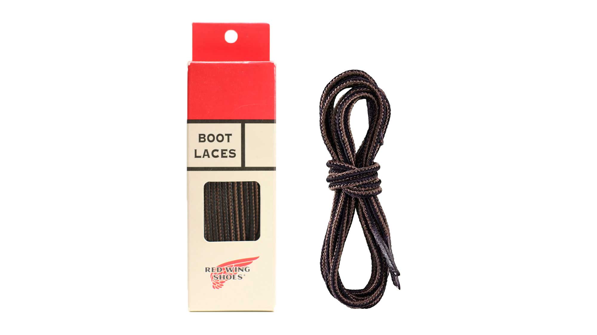 7-9 Loch / Black-Brown / Nylon Schnürsenkel